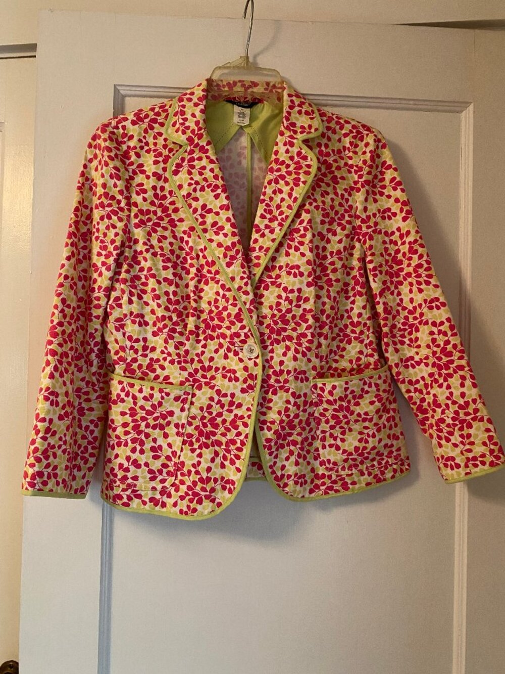 J. Crew Blazer, Multi-colored, floral pattern
